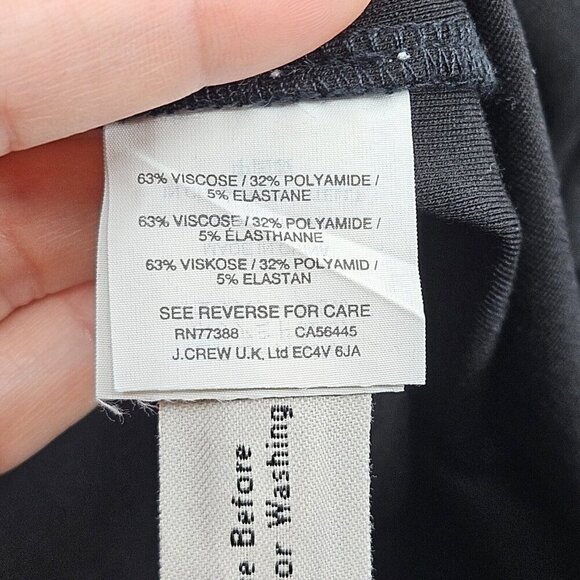 J. Crew Pixie Pants Black Women’s Size 4 High Rise Skinny Minimalist Evening - Picture 6 of 10